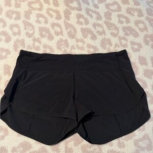 Lululemon Speed up Low Rise Lined 2.5” Black Shorts